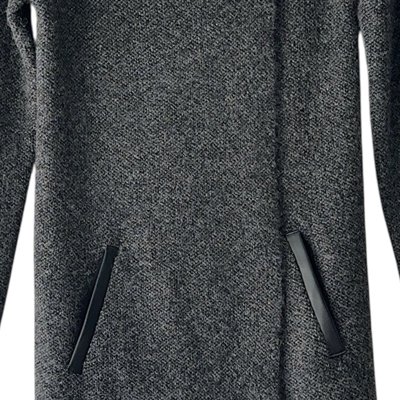ADRIENNE VITTADINI | NWOT WOOL BLEND WRAP FRONT SINGLE BUTTON COAT SWEATER | XS - Picture 3 of 12